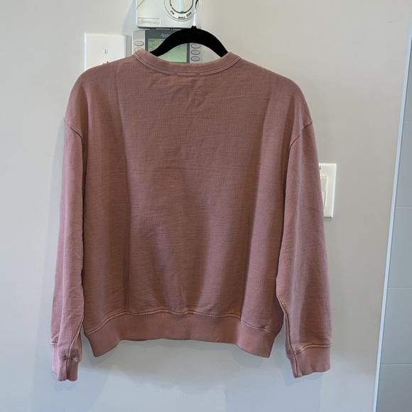AG Adriano Goldschmied Nova Crewneck Sweatshirt Mauve - Picture 5 of 8